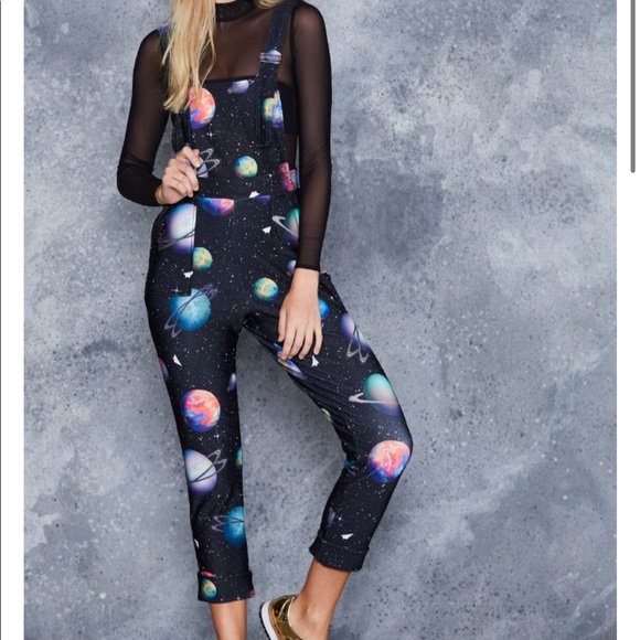 Blackmilk Pants - Blackmilk paper universe overalls